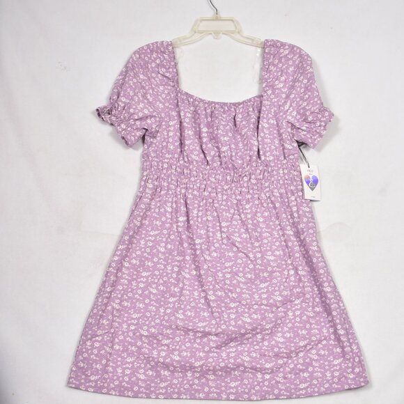 iris Dresses & Skirts - IRIS Women's Midi Dress Size XL Purple Floral